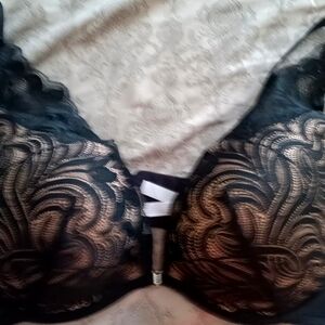 Adore Me Black Mesh Lingerie
